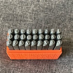 Impress metal stamp set